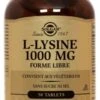 Solgar L-Lysine 1000mg 50 Tablets -Care Product Store solgar l lysine p10658