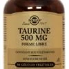 Solgar Taurine 500mg 50 Vegetable Capsules -Care Product Store solgar taurine 500mg p10651