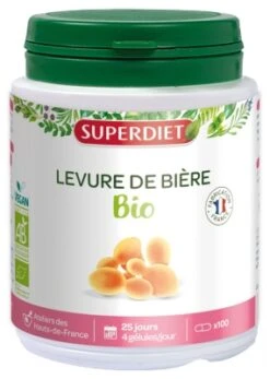 Superdiet Organic Brewers Yeast 100 Capsules