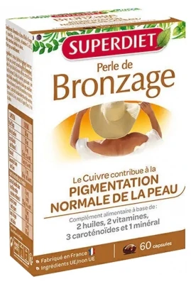 Superdiet Pearl Of Tanning 60 Capsules 3 Superdiet Pearl Of Tanning 60 Capsules