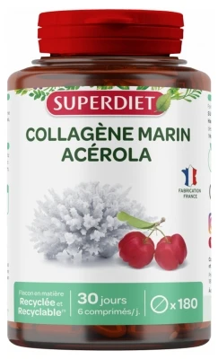 Superdiet Marine Collagene & Acerola 180 Tablets 3 Superdiet Marine Collagene & Acerola 180 Tablets