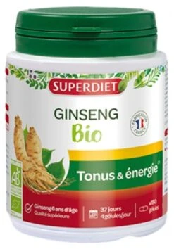 Superdiet Organic Ginseng 150 Capsules
