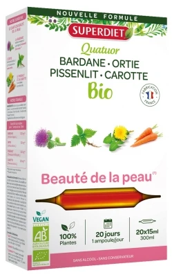 Superdiet Organic Quatuor Beauty Of The Skin 20 Phials 3 Superdiet Organic Quatuor Beauty Of The Skin 20 Phials