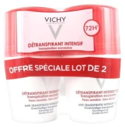 Vichy Intensive Antiperspirant 72H Excessive Perspiration 2 X 50ml