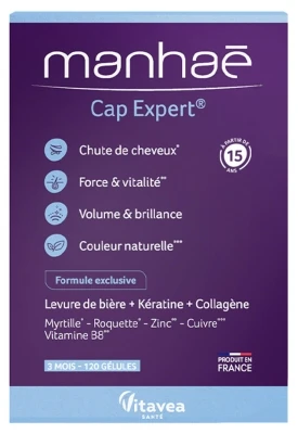 Vitavea Manhaé Cap Expert 120 Capsules 3 Vitavea Manhaé Cap Expert 120 Capsules