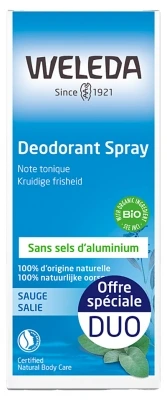 Weleda Sage Deodorant Spray 2 X 100ml 3 Weleda Sage Deodorant Spray 2 X 100ml