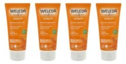 Weleda Sea Buckthorn Creamy Body Wash 4 X 200ml